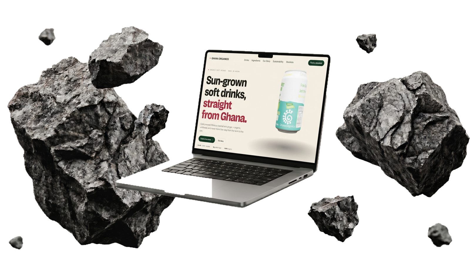 Ghana Organics — Branding & E-Commerce website preview by CodeCraft
