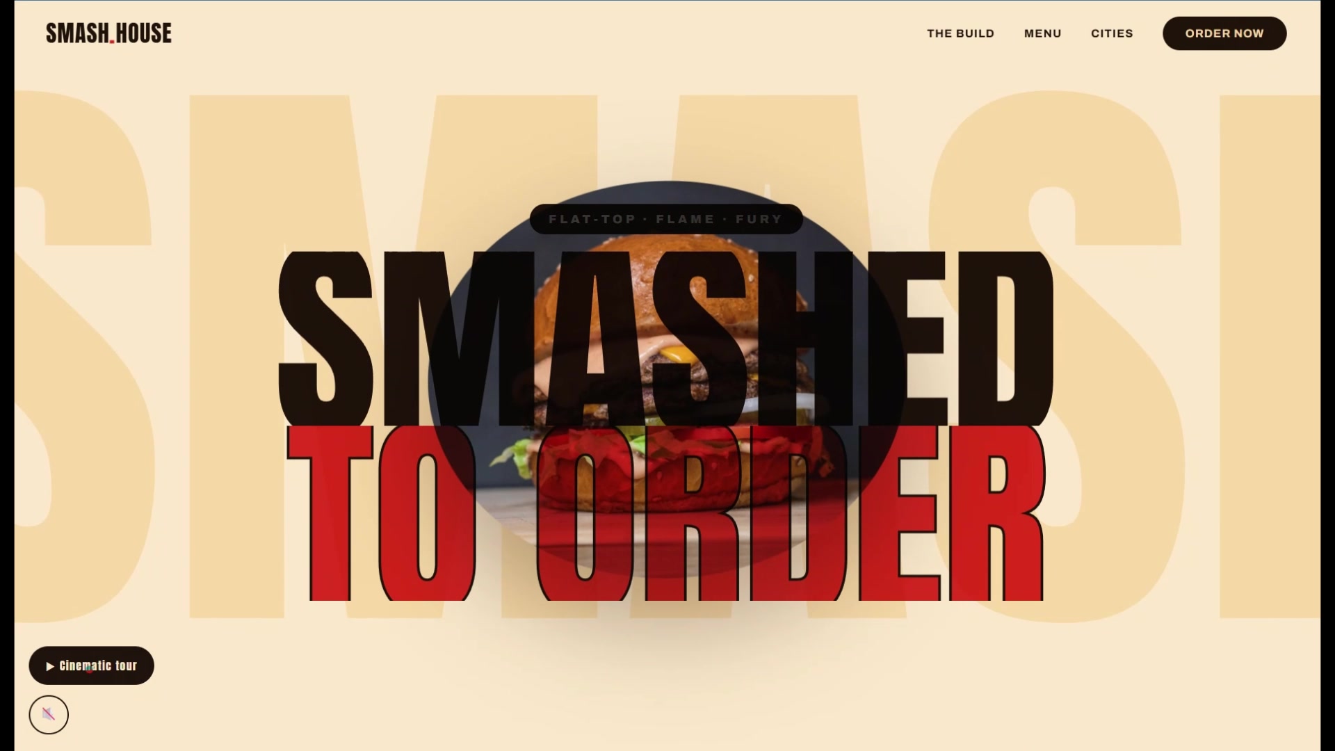 Smash House Burger Co. — homepage by CodeCraft