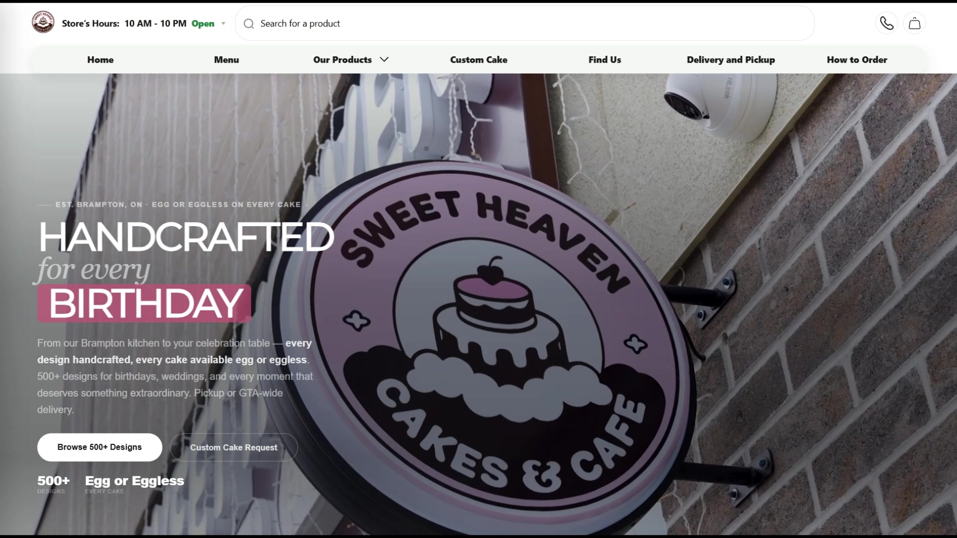 Sweet Heaven (Shopify) — homepage by CodeCraft
